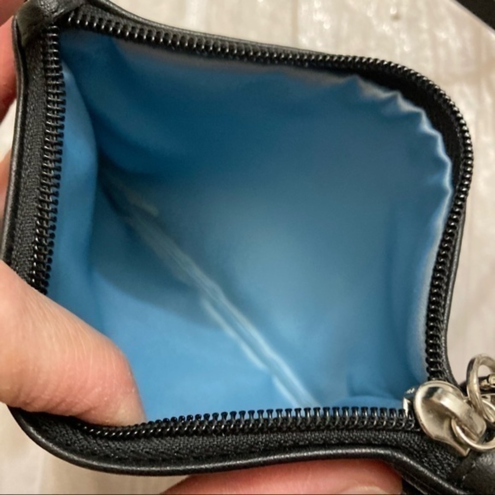 Coach black leather wristlet bag - Picture 5 of 5